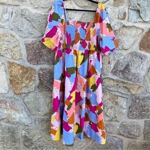 Eloquii elements smocked bodice dress size 22